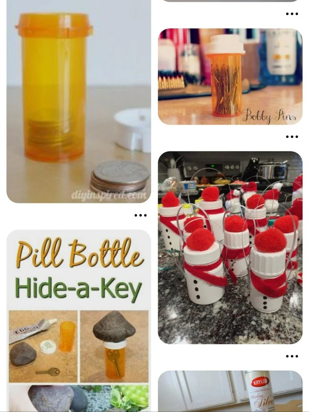 Amber Prescription Empty Pill Bottles with White Caps For Crafting 24 Ct.